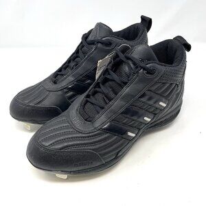 Adidas Spinner IV 3/4 Baseball Cleats Athletic Shoes‎ Black Men's 6.5